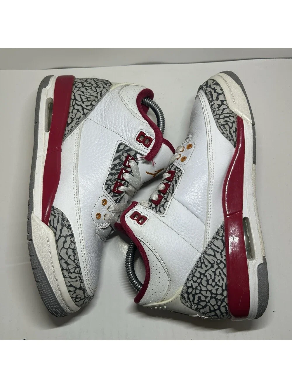 Air Jordan 3 Retro Cardinal GS - Size 5Y - (398614-126)